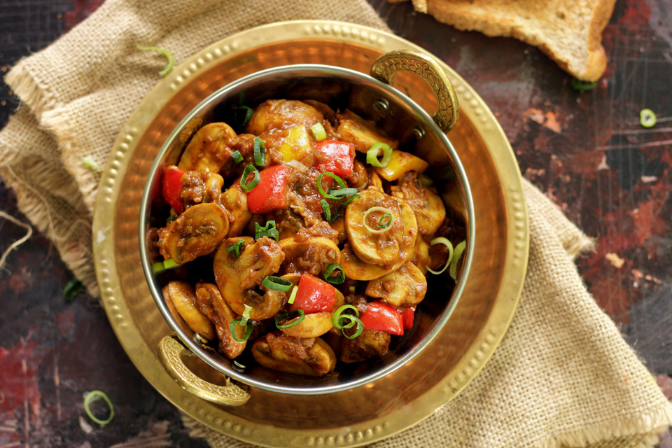 Mushroom Chettinad